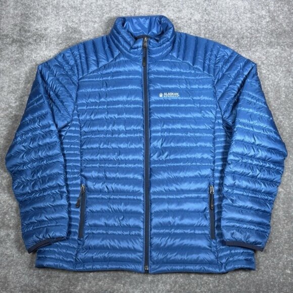 Alaskan Hardgear Aniak Jacket Men's Large‎ Blue Goose Down - Picture 1 of 11